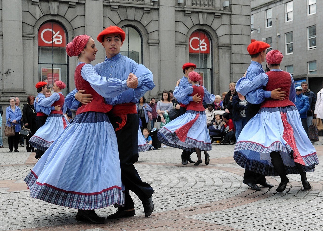 Aberdeen International Youth Festival. 'Kresala Basque Dance' perform.