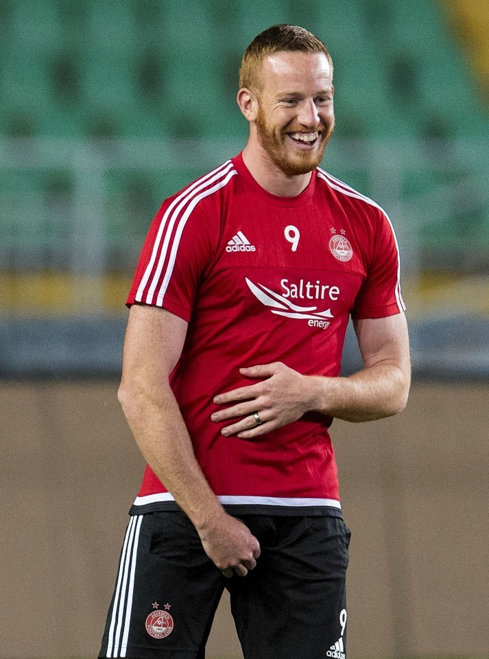 Former Caley Thistle man Adam Rooney is the Dons top scorer this season 