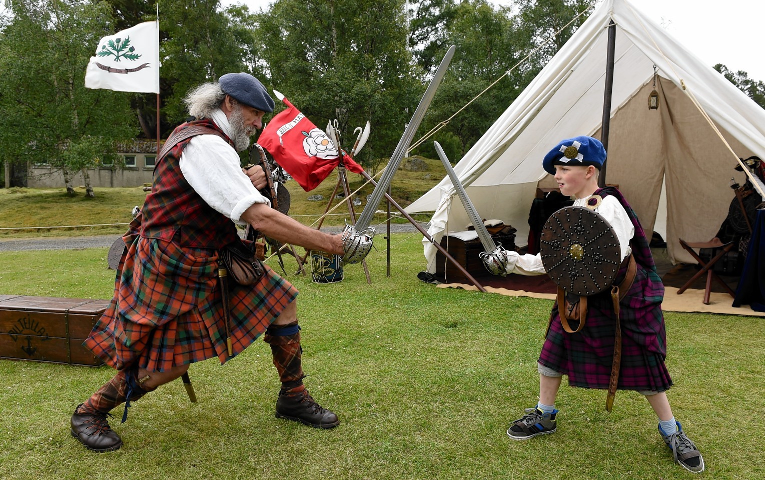 Family Fun Day at the Princess Royal and Duke of Fife Memorial Park Braemar.