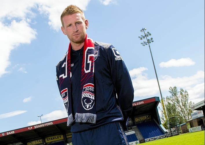 Chris Robertson joined Ross County from Port Vale in the summer.