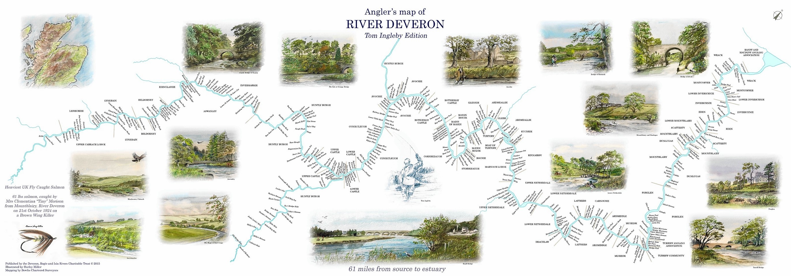 The map plots the River Deveron
