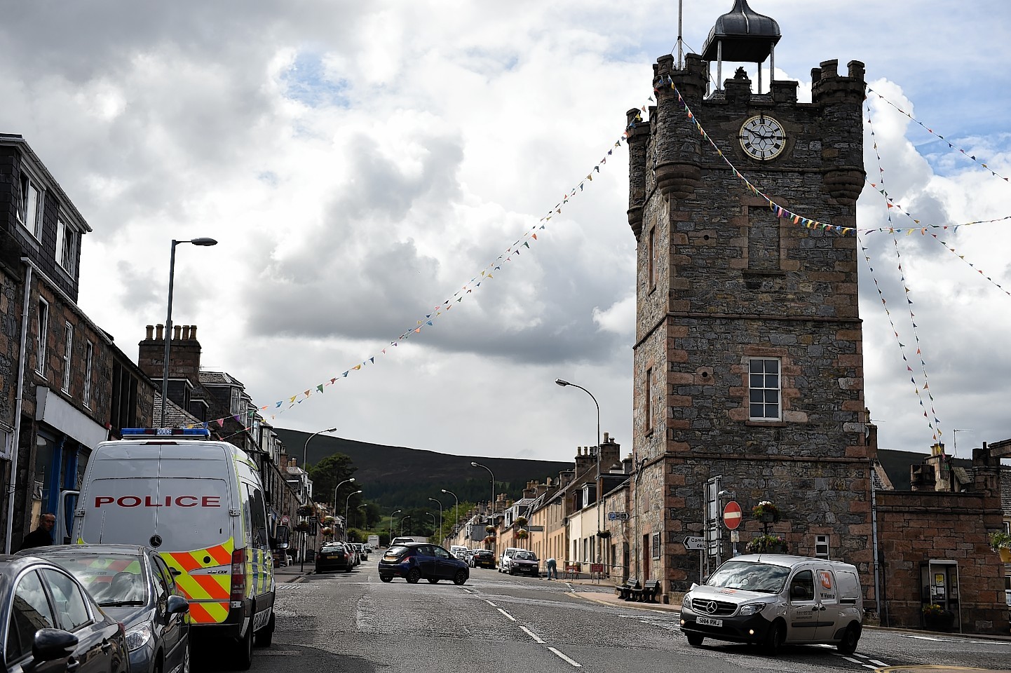 Police detained a 51-year-old man in Dufftown