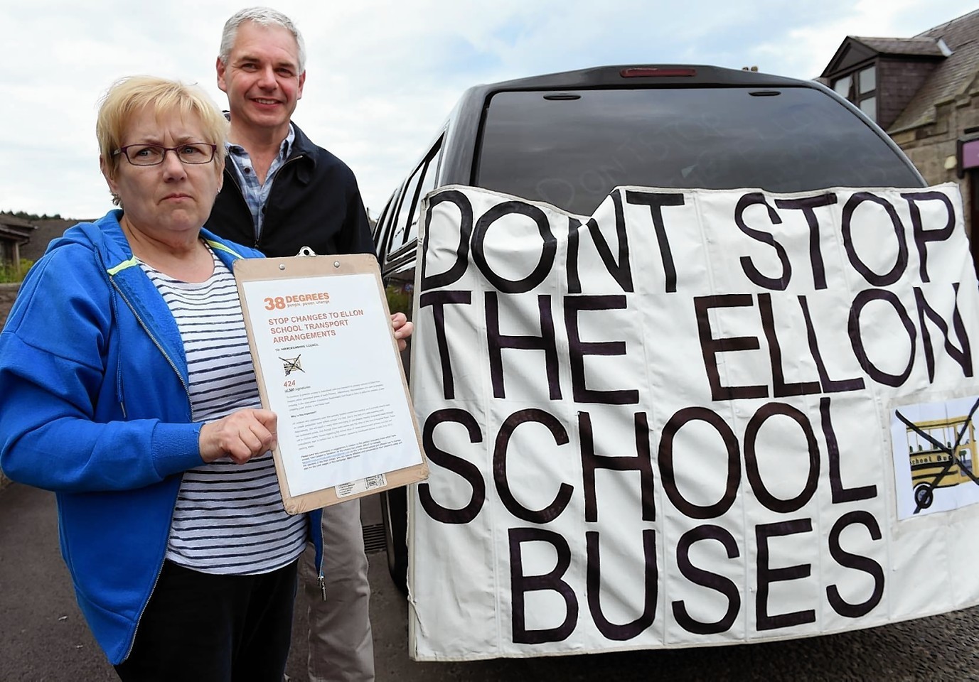 Parents are furious at the move to axe the part-subsided school bus service in Ellon