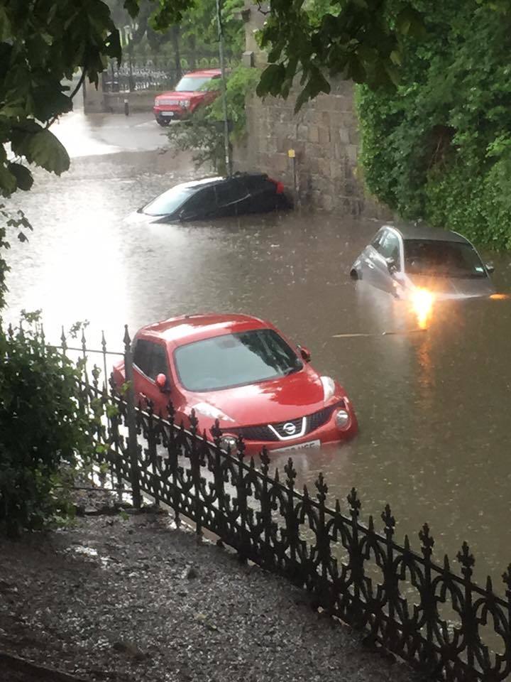 North-east floods picture by David Wynn