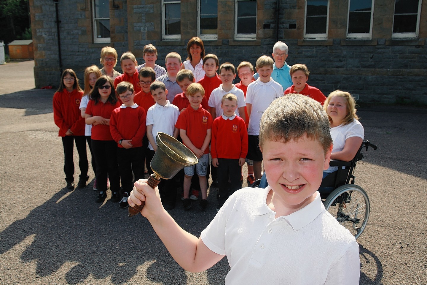 Fort William pupils hear the school bell for the very last time