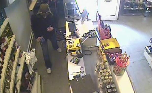 CCTV image from the robbery