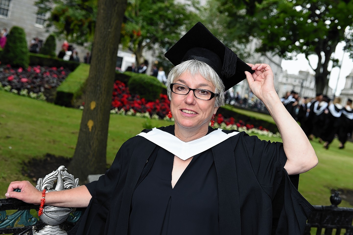 RGU Graduations at HMT wednesday morning ; 
Pictured - Joan Sandison of Shetland.     
Picture by Kami Thomson    16-07-15