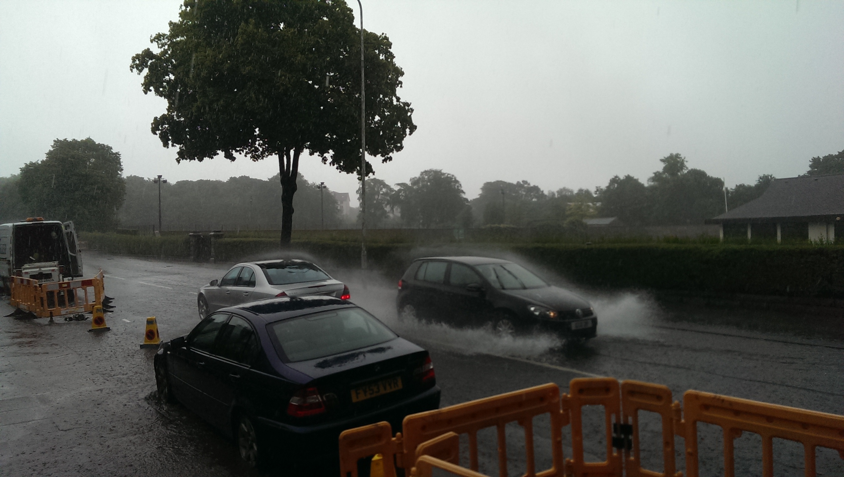 Surface water on Westburn Road, Aberdeen