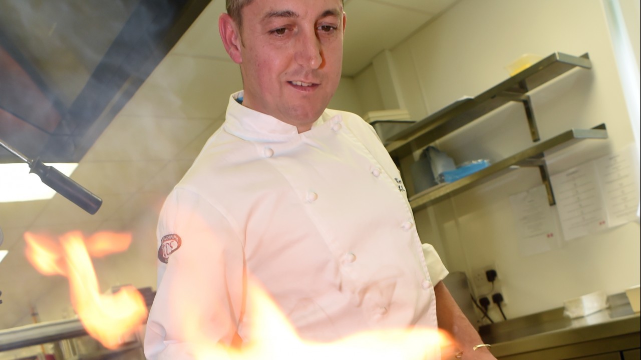 Kenny McMillan, Cluster Group Executive Chef with MacDonald Hotels, pictured at Norwood Hall Hotel, Aberdeen.