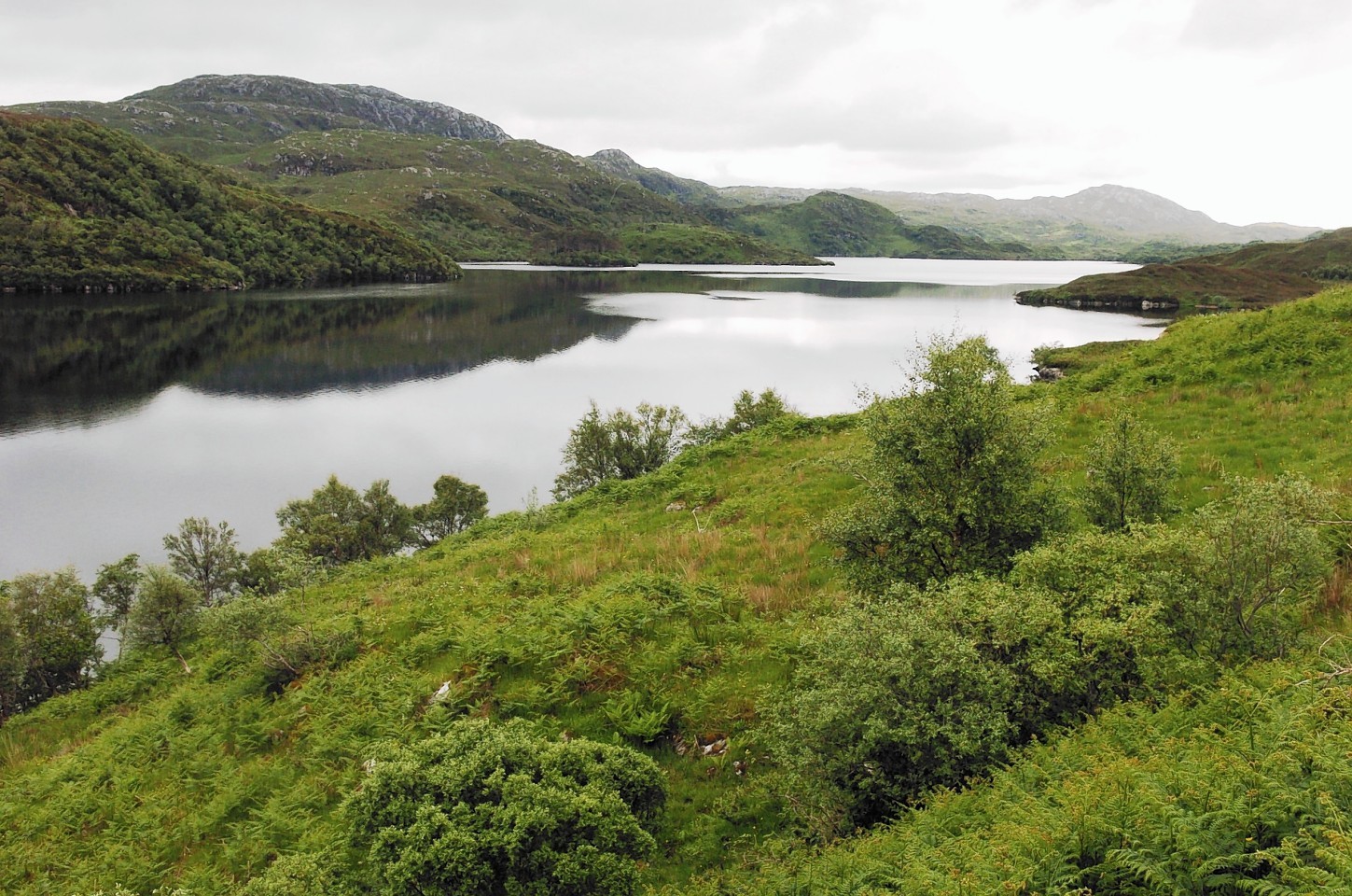 The southern shore of Loch Assynt. Space, landscape and coast are qualities sought by post-pandemic visitors to the Highlands according to VisitScotland research. Picture: Sandy McCook