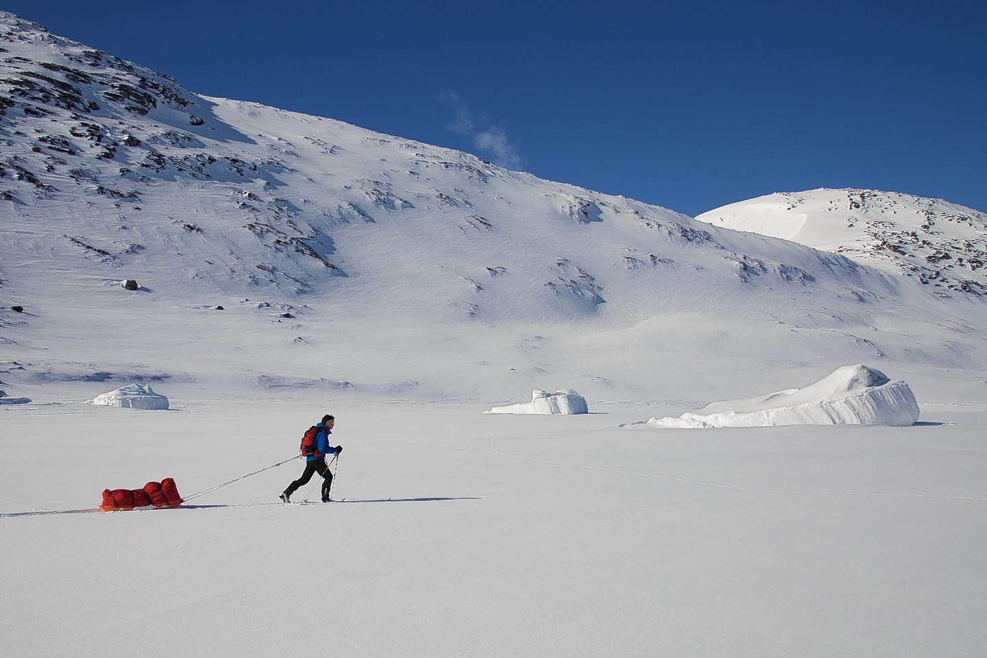 The 30-year-old training in Eastern Greenland earlier this year