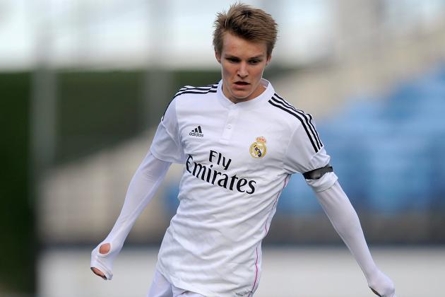 Real Madrid youngster Martin Odegaard