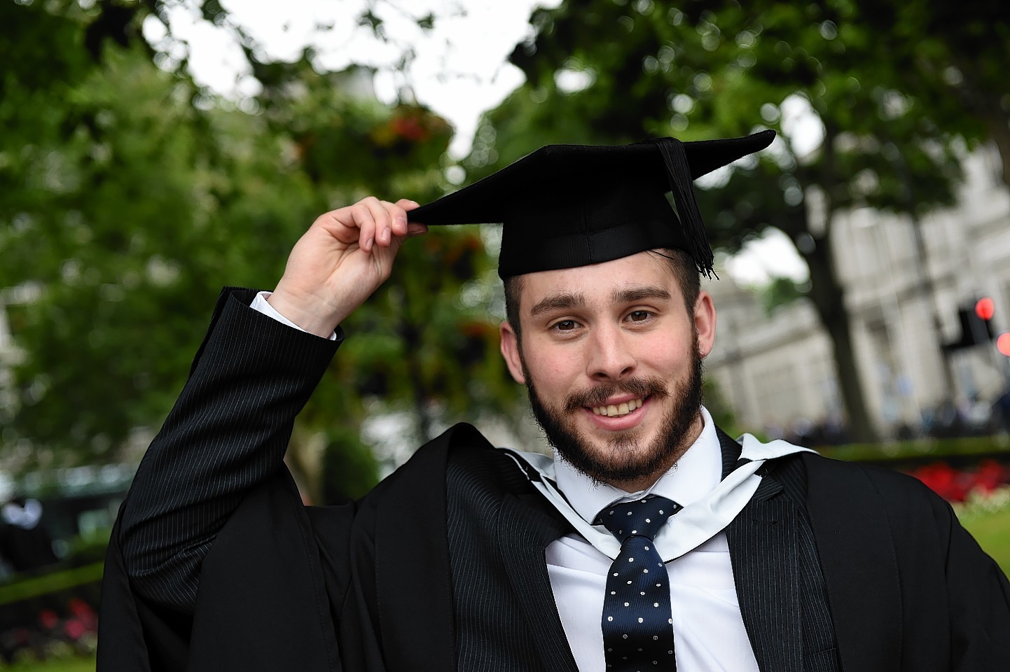 RGU Graduations at HMT wednesday morning ; 
Pictured - Matt Fraser of Forres.     
Picture by Kami Thomson    16-07-15