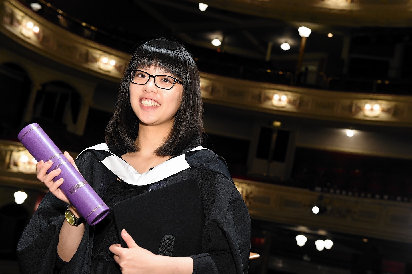 RGU Graduations at HMT friday morning ; 
Pictured - Rebecca Chan of Elgin.     
Picture by Kami Thomson    17-07-15