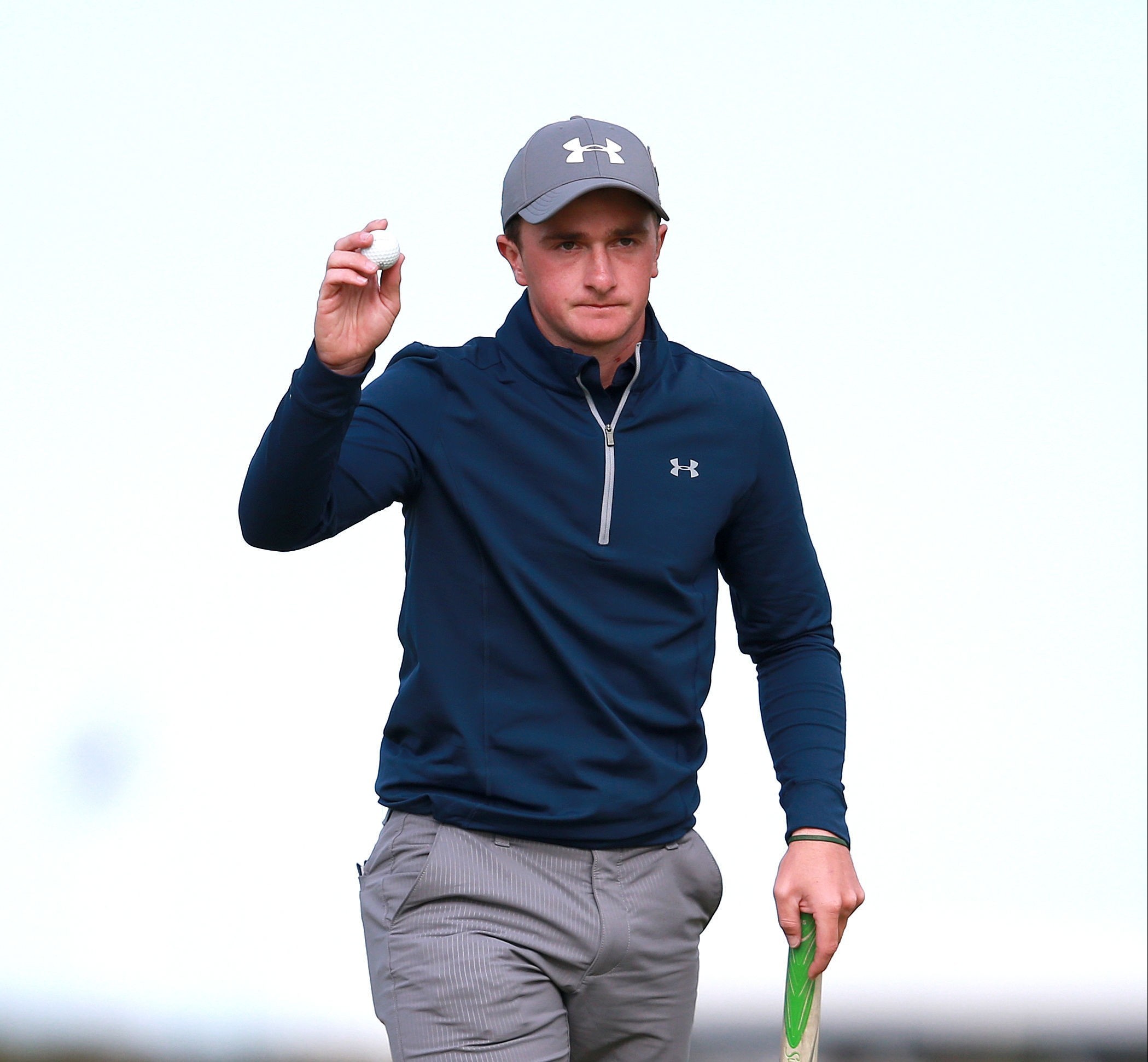 Ireland's Paul Dunne acknowledges the applause on the 18th during day four of The Open Championship 2015 at St Andrews. David Davies/PA Wire.
