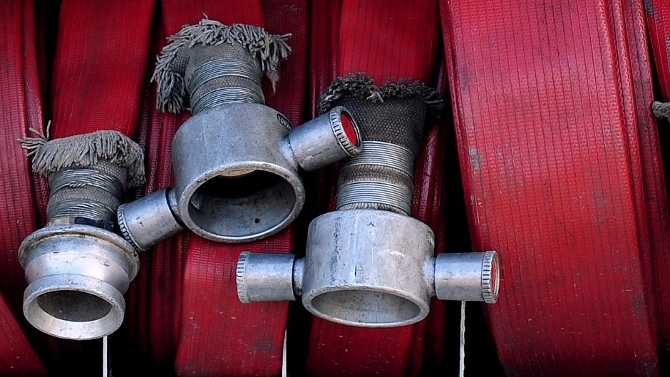 Firefighters tackled a blaze at a flat in Fort William