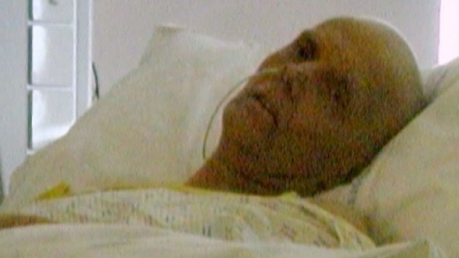 The last photo taken of poisoned spy Alexander Litvinenko alive (Litvinenko Inquiry/PA)