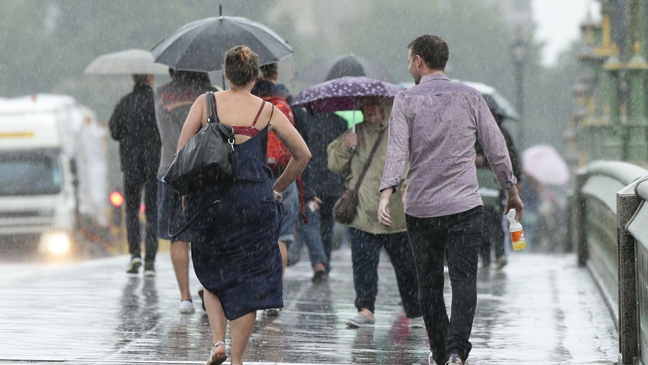 Experts fear the wet and windy weather could last up to three months 