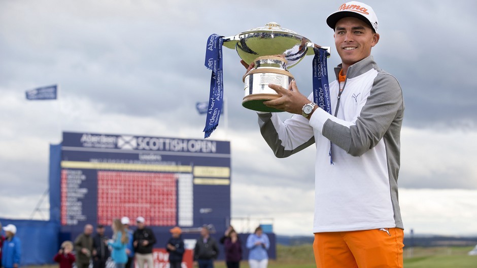 Rickie Fowler won the Scottish Open at Gullane two years ago.