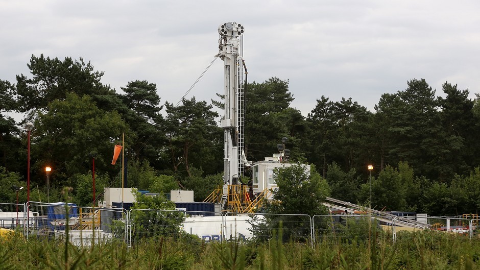 There is currently a moratorium in place on fracking in Scotland