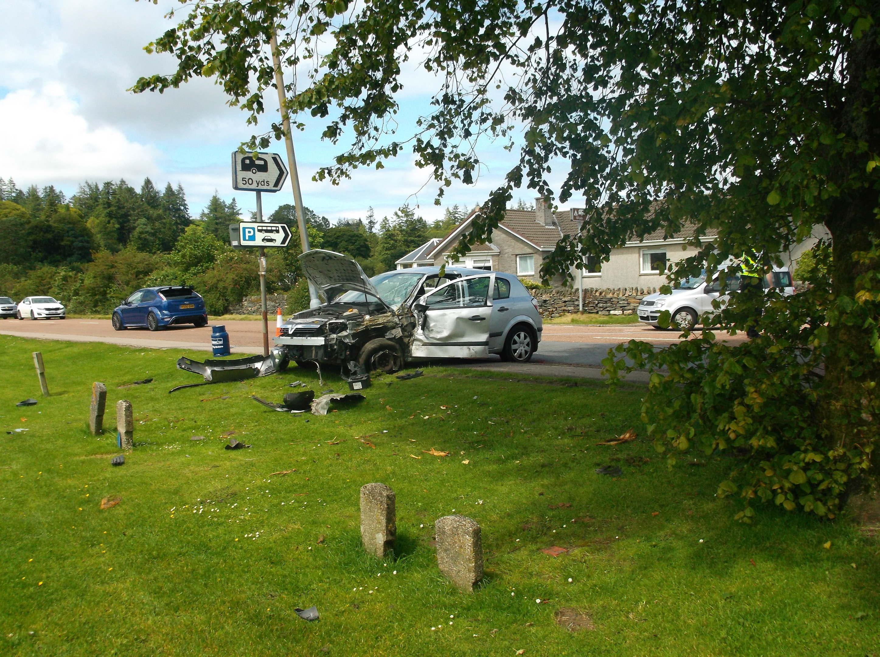 Poltalloch Street crash.