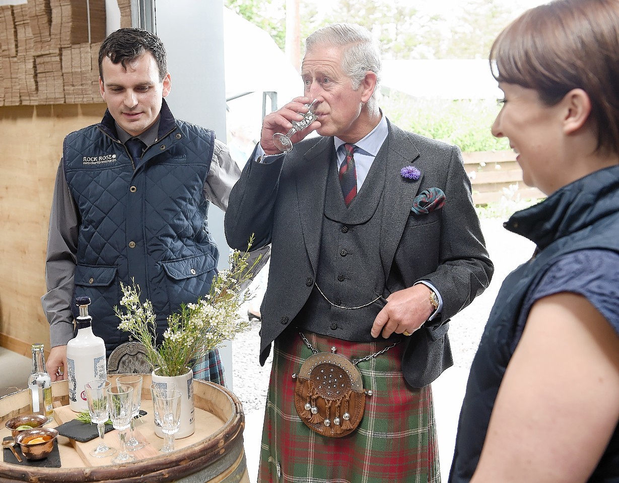 Prince Charles recently visited Dunnet Bay Distillery