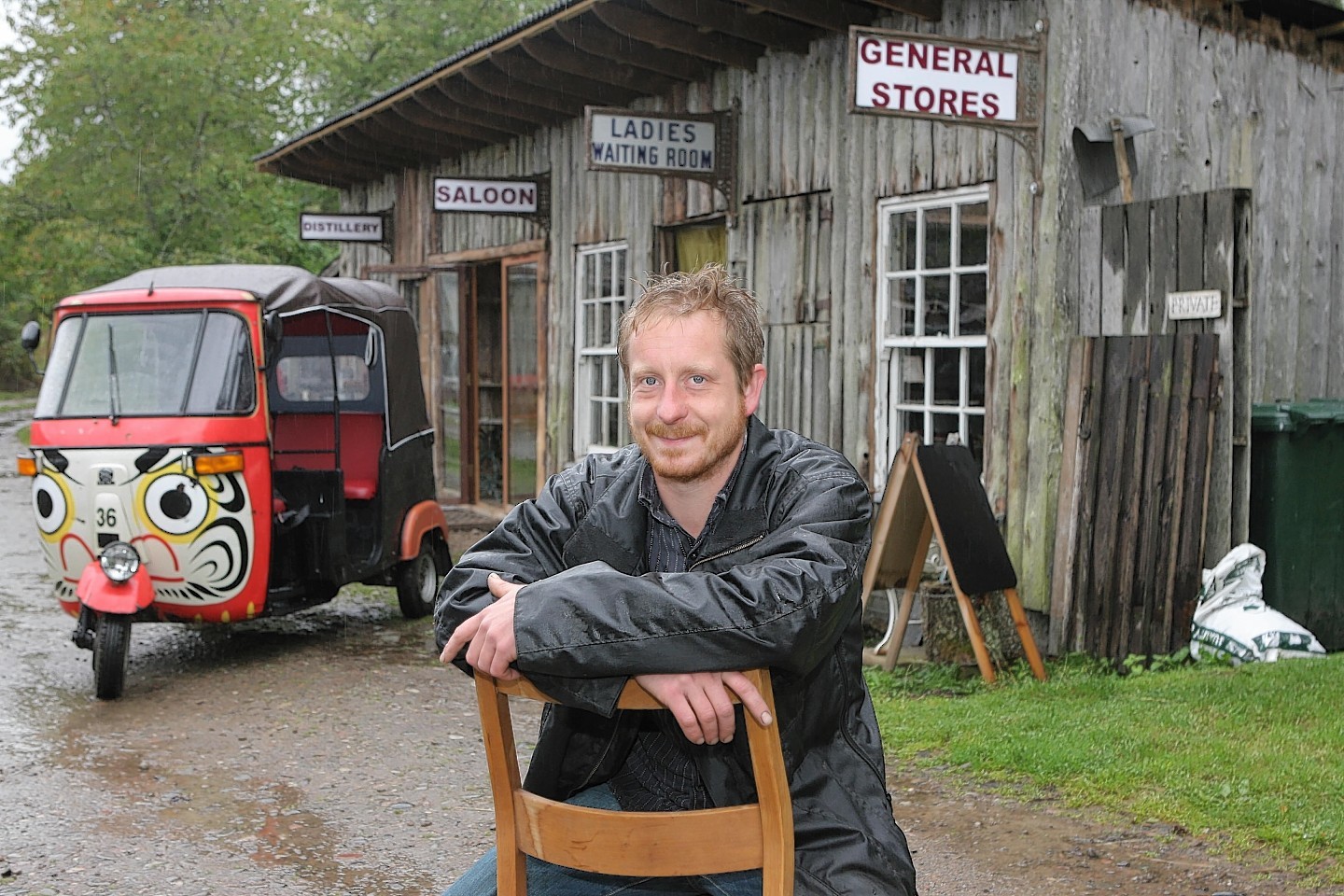 The shed at Inshriach owned by Walter Micklethwait has been named a winner in the Shed of the Year contest is also a gin distillery