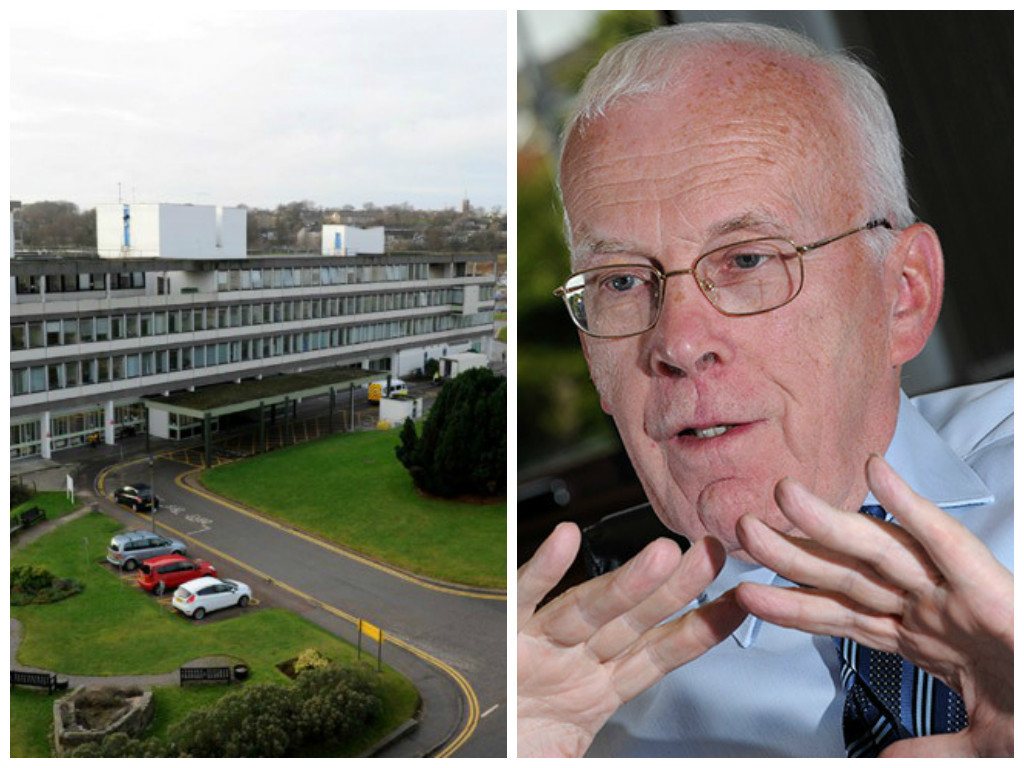 Sir Ian Wood pledged £10million to bring 1,000 new spaces to the  Foresterhill car park