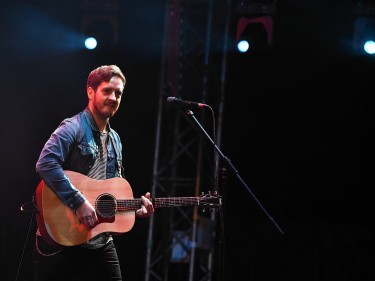 Stevie McCrorie on stage at T in the Park