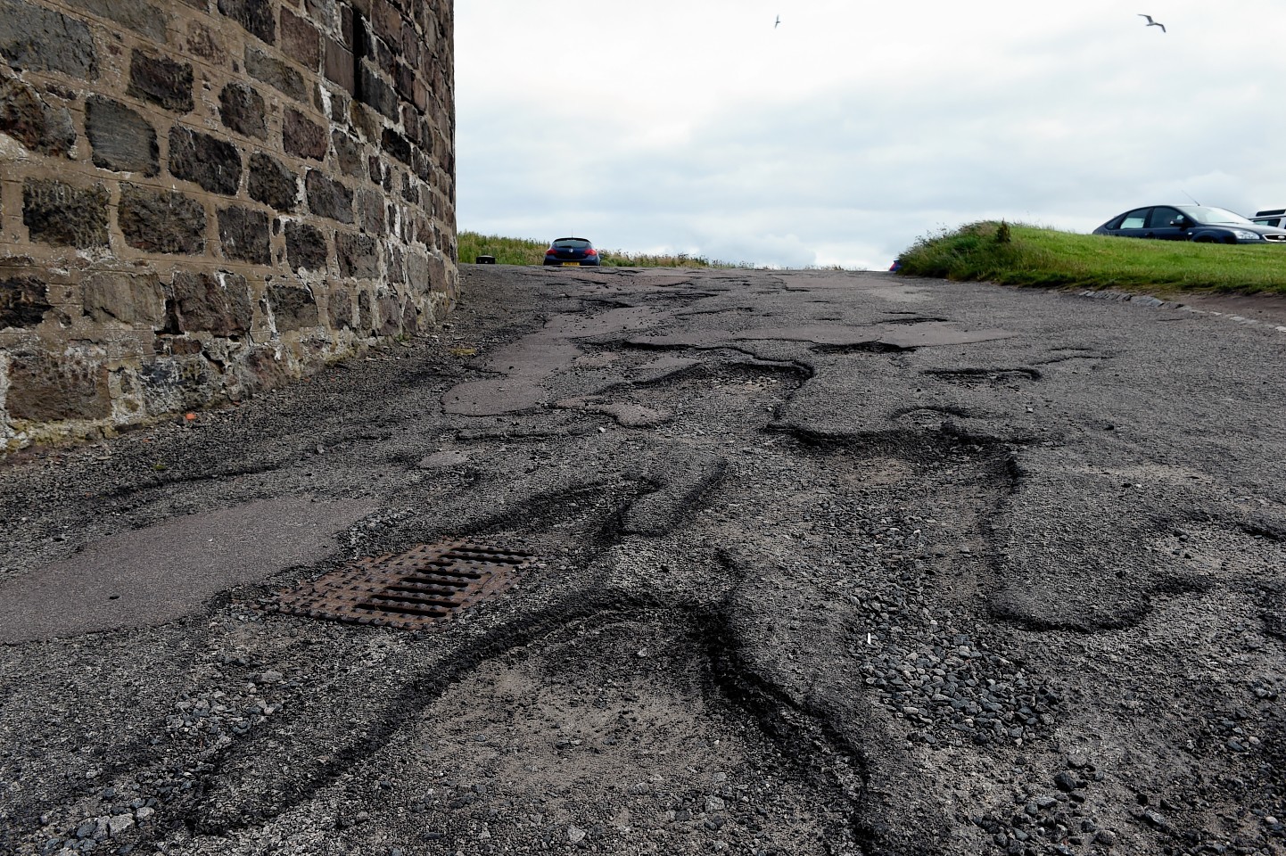 The new macjine can fill potholes in around five minutes. Picture by Kevin Emslie