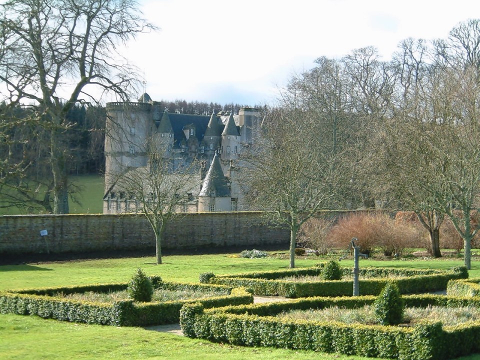 The walled garden at Gordon Castle