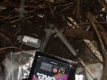 Packets from legal highs were also discovered