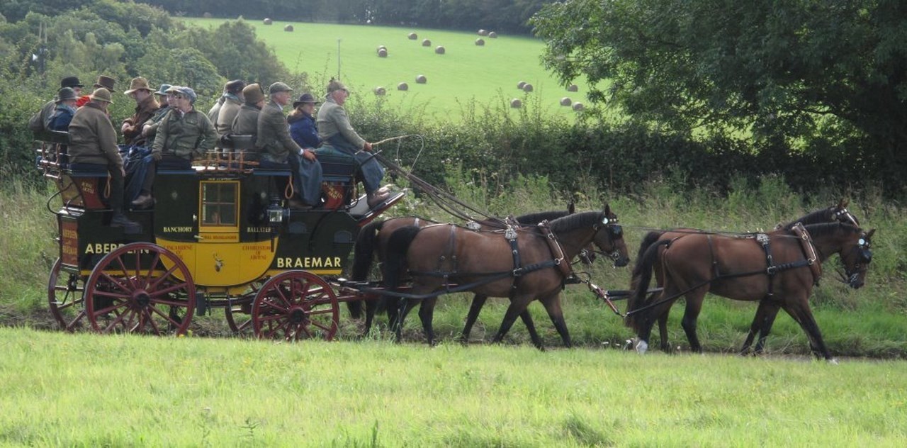Fundraisers can enjoy a horse and carriage ride through Deeside to Aberdeen