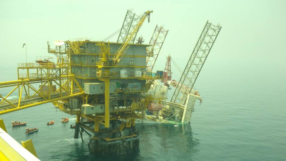 The rig collapse means months of repairs