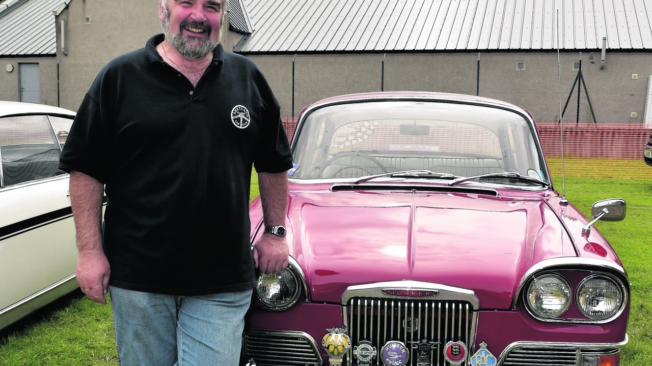 Brian Gifford with his 1963 Humber Septre Mark 1.
