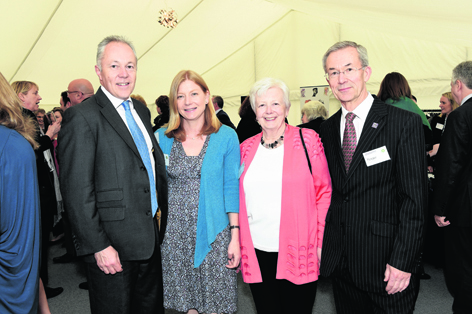 Donald and Catriona Farquharson with Valerie and Roger Ramshaw