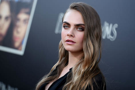 Model-turned-actress Cara Delevingne