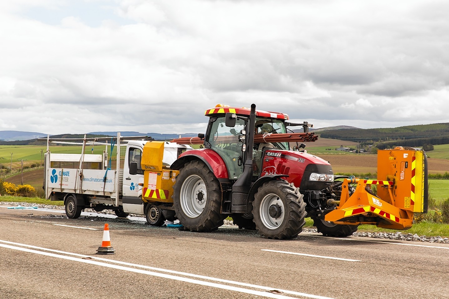 The accident happened on the A96 Aberdeen to Keith road, near Cairnie