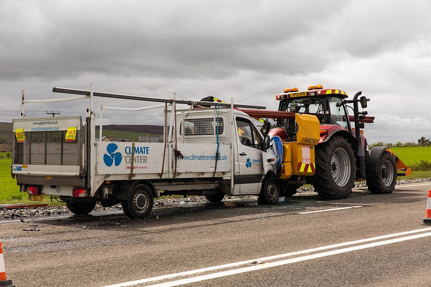 The crash on the A96