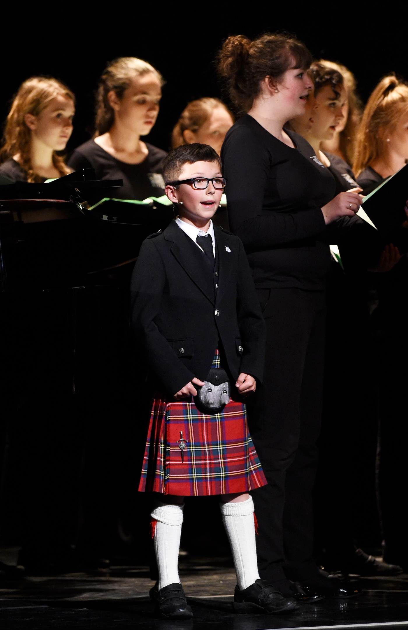 Rory McIver performing with NYCoS Edinburgh Area Choir at AIYF International Variety Gala at HMT.  