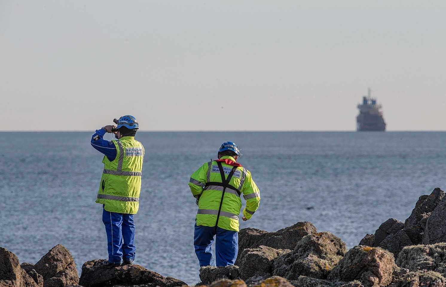 Search for man who fell overboard in the North Sea off the Aberdeen coast