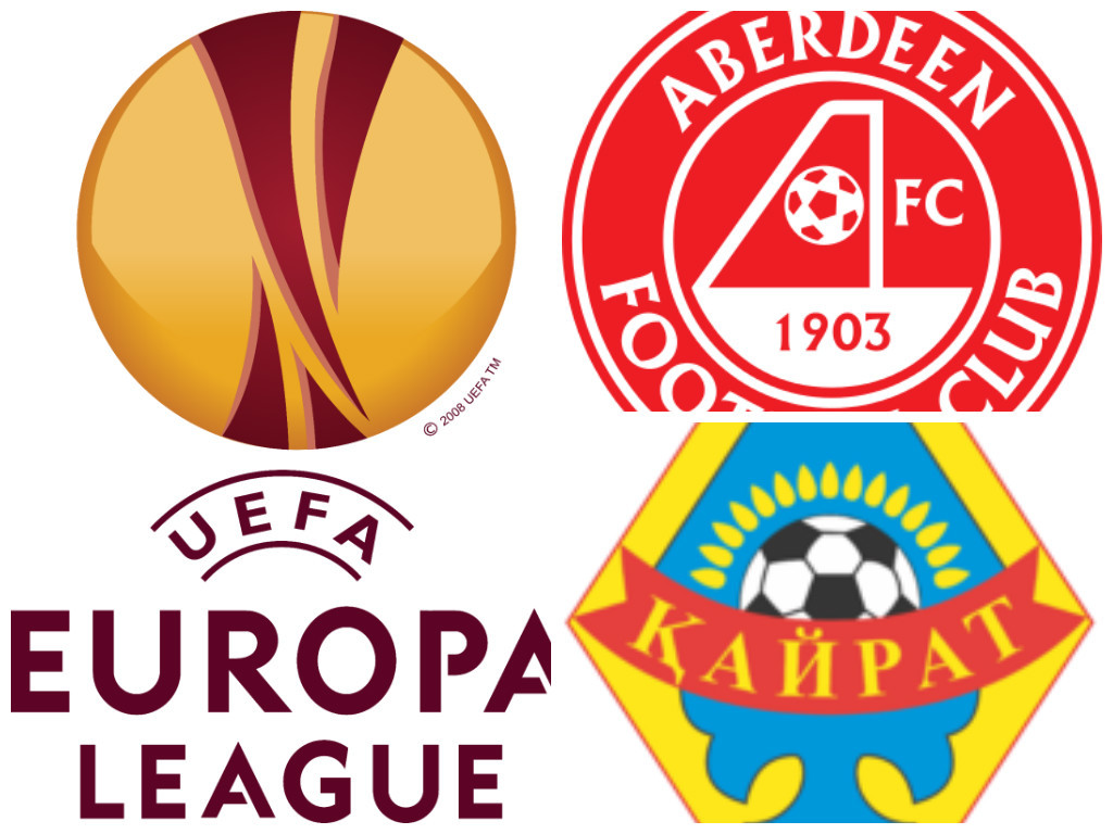 Aberdeen v Kairat Almaty kicks off tonight at 7.45pm