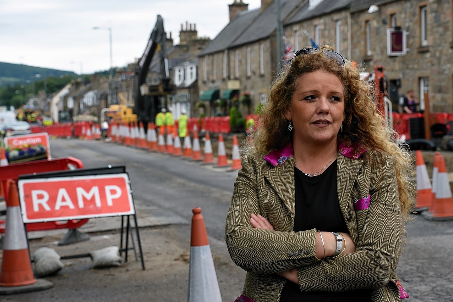 Owner of local business, Three Bags Wool, Sarah Anderson. Picture by Gordon Lennox