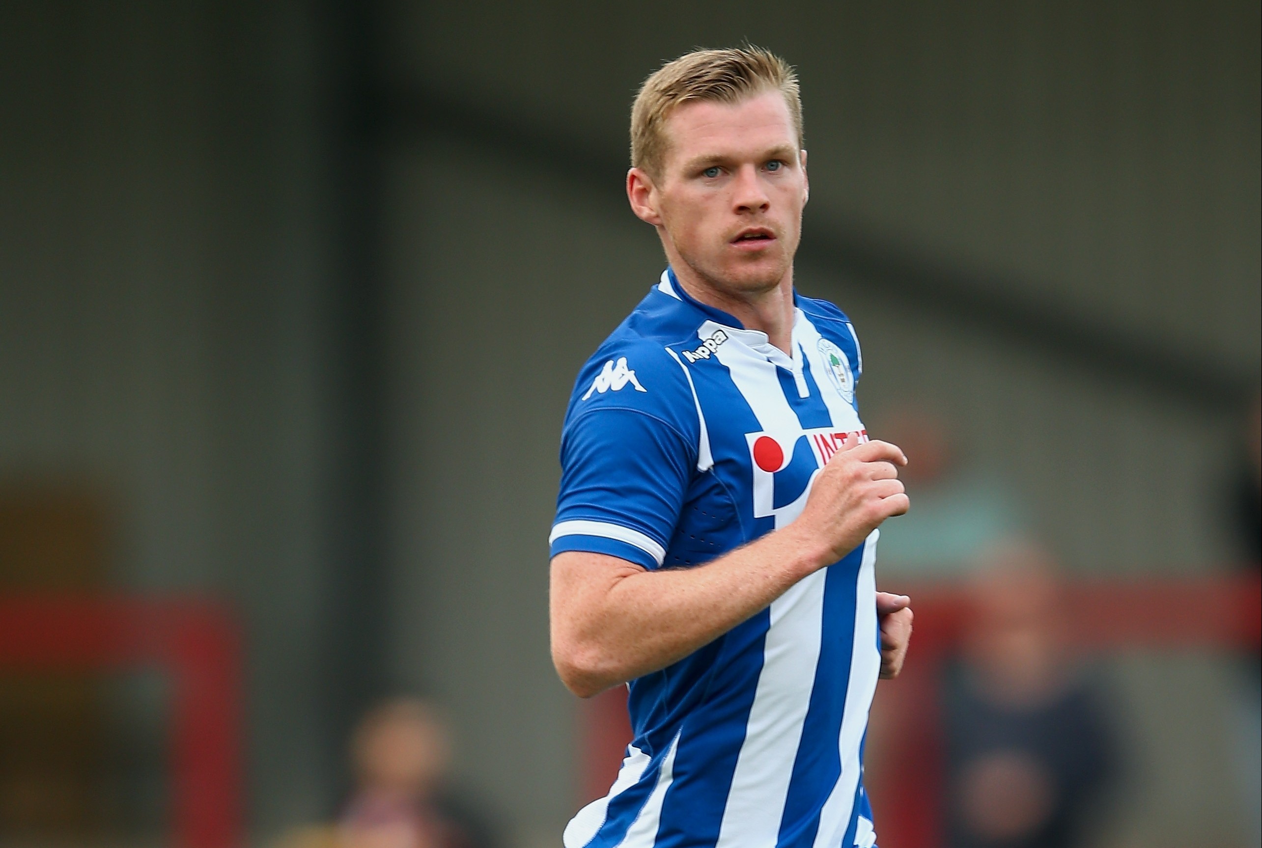 Billy McKay in action for Wigan Athletic