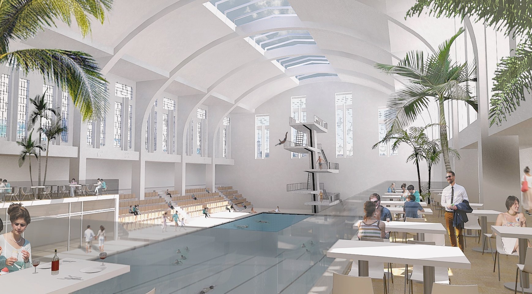 A provisional artist impression of Bon Accord Heritages vision for the Bon Accord Baths. Picture from Craig Adams, Bon Accord Heritage trustee