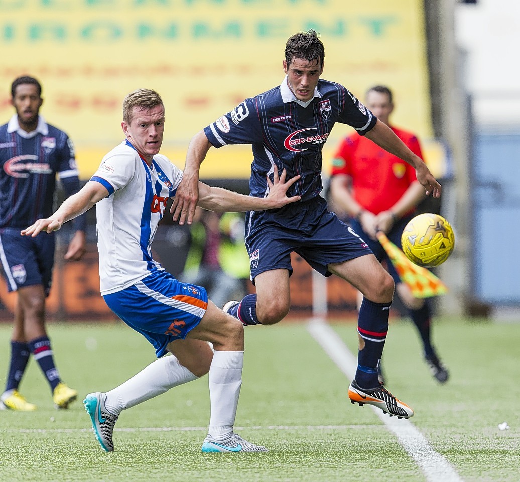 Graham joined the Staggies in the summer after leaving Dundee United 