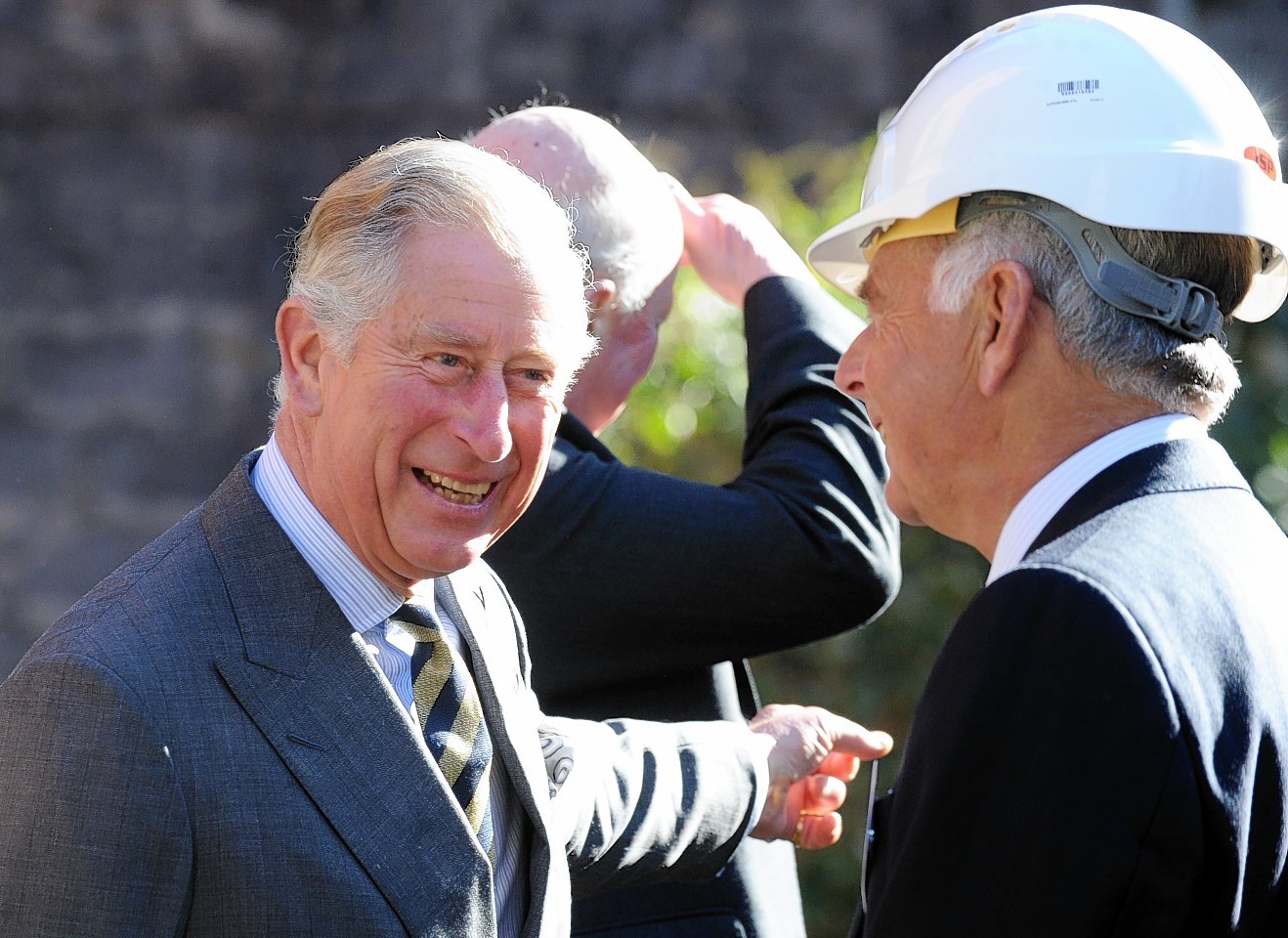 The Duke of Rothesay, Prince Charles, on a visit to the Broadford Works. Picture by Jim Irvine