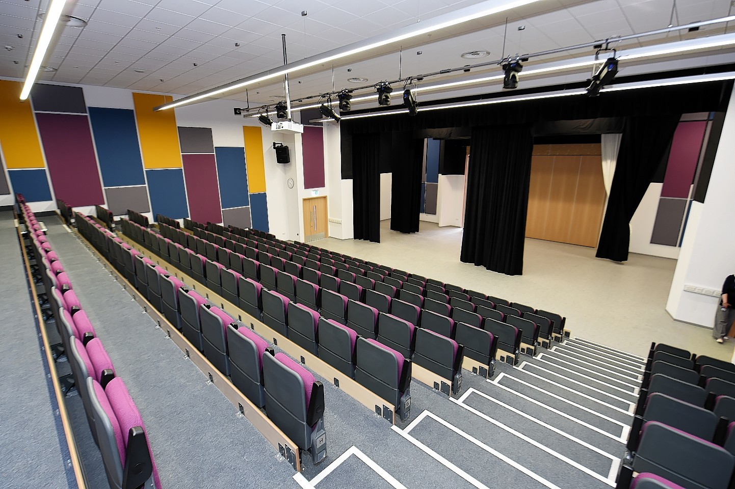 The theatre in the new Ellon Academy. Picture: Kevin Emslie.