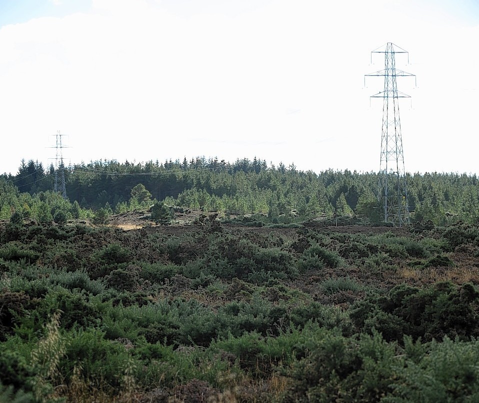 The site of the Farr wind mast