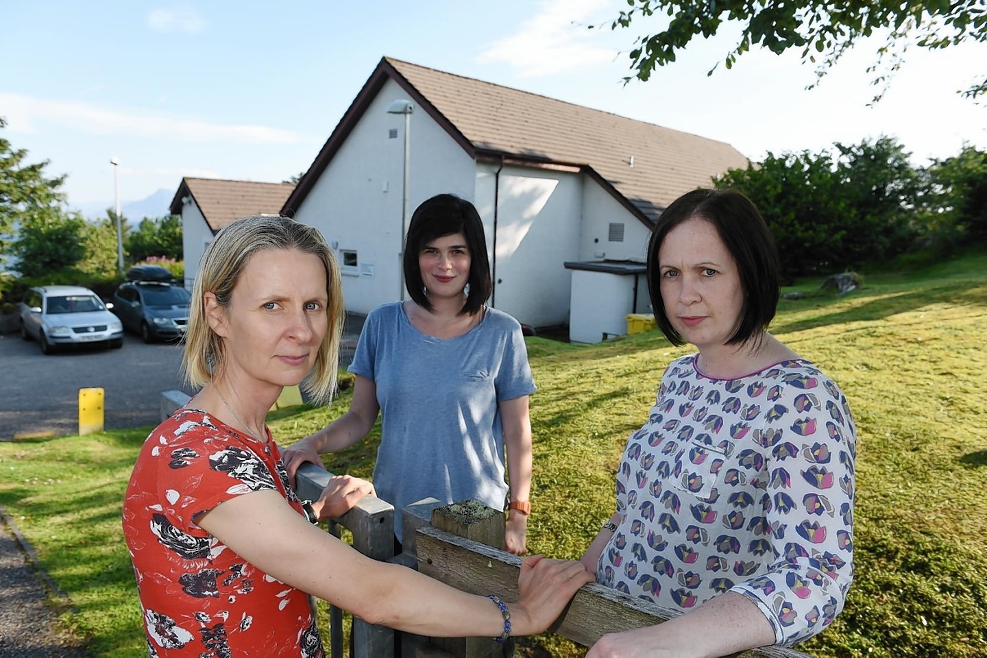 Fiona Hanson, Chairperson of the School Parent Council, Emma Micski, Secretary and Sarah Jane Campbell, Tresasurer, have raised their concerns over the school cuts
